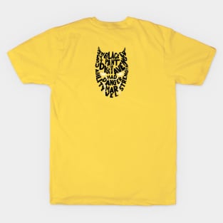 Typographic Black Panther T-Shirt